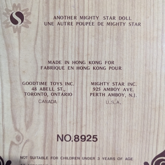 VTG rare Monica doll red hair blue eyes Mighty star Goodtime toys Hong Kong - Picture 7 of 16